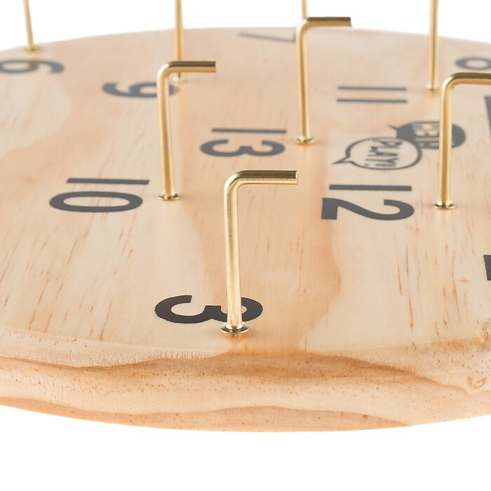 Hey! Play! Hook Ring Toss Game Set, Brown (80-ZS-HOOKEY) | Staples