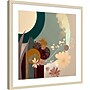 Amanti Art Modern Swift by Bella Eve Wood Framed Wall Art Print, 25"W x 25"H (A42679122701)~#|#~C97D5B3C-9149-47DE-B1D2C794E134518C_sc7