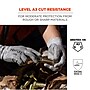 Ergodyne ProFlex 7030 PU Coated Cut-Resistant Gloves, ANSI A3, Gray, Large, 12 Pair (10454)~#|#~C97F7FED-7944-4A27-850250D38442BD01_sc7