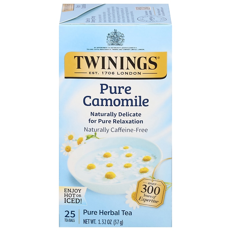 Twinings Pure Camomile Herbal Tea Bags, 25/Box (TNA85142) image 1
