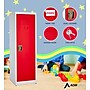 AdirOffice 48" Single Tier Red Storage Locker (629-01-RED)~#|#~C982C51F-FDC8-4240-B61AAA33D195EF4D_sc7