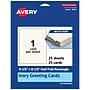 Avery Integrated Cards, 5.5" x 8.5", Matte Ivory, 25/Pack (95352)~#|#~C98A10E1-2CDC-4FCA-A0C6D0173C76EAEC_sc7