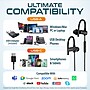 Delton 24ECA Wired Stereo Earbuds with Microphone, USB-C and USB-A Adapter, Black (DWH24ECA)~#|#~C98A8720-F626-45C1-82CD51416AA00647_sc7