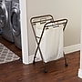 Household Essentials Rolling Laundry Hamper with Heavy‑Duty Canvas Bag and Foldable Frame, Bronze (HH7172)~#|#~C98ABA27-1C3E-4178-85263860FC83CD14_sc7