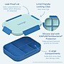 bentgo Snap & Go Kids Bento Box, 4-Compartment, Blue, 33.6 oz. (BGKDBOX-B)~#|#~C9981368-6E8C-4634-B09A0369C46F09EC_sc7