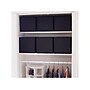 Household Essentials 11" x 11" Bin Storage, Black, 6/Set (432-1)~#|#~C9995368-8648-49F2-ADCD1C529AF43BC8_sc7