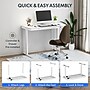FlexiSpot EW2 48"W Electric Adjustable Standing Desk, White (EW2W-E)~#|#~C99AEC51-4A4B-4613-9B58B61921BF726E_sc7