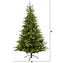 Nearly Natural 8-ft North Carolina Spruce Artificial Christmas Tree with 650 Clear Lights and 1303 Bendable Branches (T1888)~#|#~C99B4A7E-FBF2-44FC-B03346F1B375DC7F_sc7