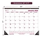 2026 Brownline 22" x 17" Monthly Desk or Wall Calendar, Burgundy/White (C1731)~#|#~C99CDA1B-31F1-4964-99BD9217E23CA189_sc7