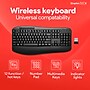 Staples TECH Wireless Comfort Keyboard, Quiet Typing, USB Receiver for PC and Laptop, Black~#|#~C99D1625-3BCE-4214-AF61038BAFF846FF_sc7