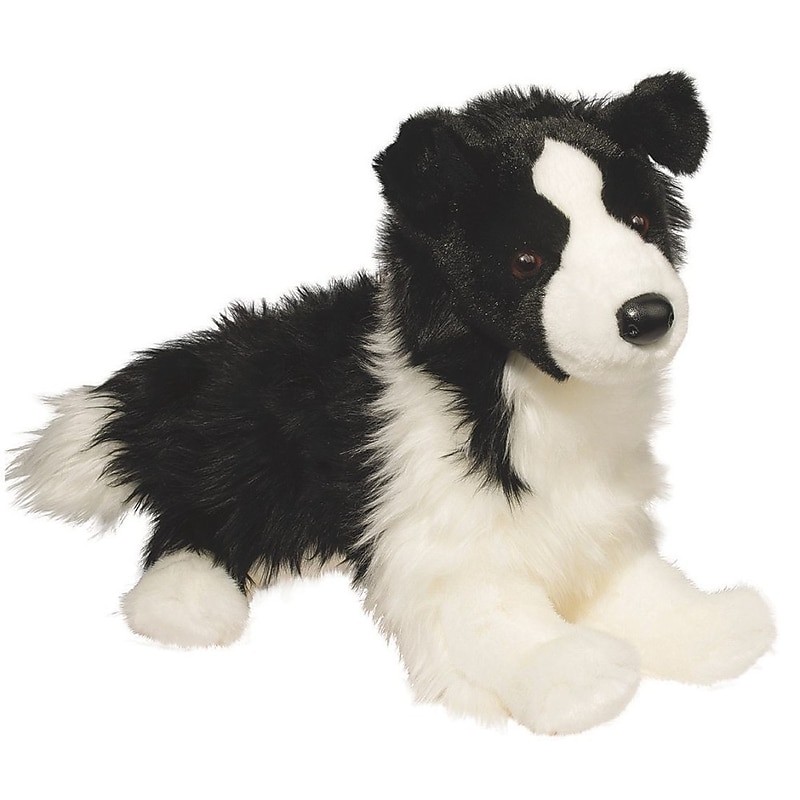 Douglas Plush Border Collie, Black/White (19969) image 1
