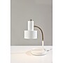 Simplee Adesso Baker Incandescent Desk Lamp, 17"H, White & Antique Brass (SL3971-02)~#|#~C99F4E55-B4A3-405D-9088EBF0016B6606_sc7