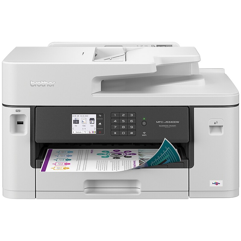 Brother MFC-J5340DW Wireless Color All-In-One Inkjet Printer, Best for Office image 1