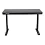Victor Technology 48"W Electric Rectangular Adjustable Glass Standing Desk, Black (DC950B)~#|#~C9A5874F-A0C0-414D-AB931E57C3E32F9D_sc7