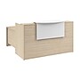 Bush Business Furniture Arrive 72"W L Shaped Reception Desk with Counter, Natural Elm (ARV009NE)~#|#~C9A8CBE9-1586-4283-A49A666338121C59_sc7