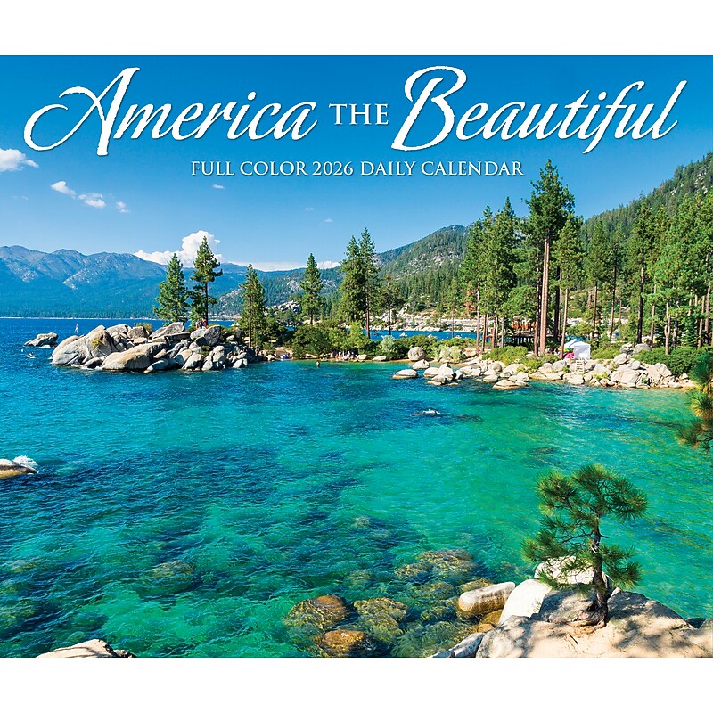 2026 Willow Creek America the Beautiful 6.2" x 5.4" Day-to-Day Calendar (53898) image 1