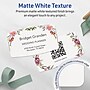Avery Arched Rectangle Business Cards, Matte White, 200/Pack (19479399689)~#|#~C9B1317A-8D98-4C42-8D9D4BE25B7BE06A_sc7