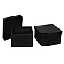 Household Essentials Medium Stackable Folding Fabric Storage Bin, 6" x 10"x 11", 11.42 Qt., Black, 2/Pack (7611-1)~#|#~C9B998D8-C74F-4194-B8BC706F949EDD86_sc7