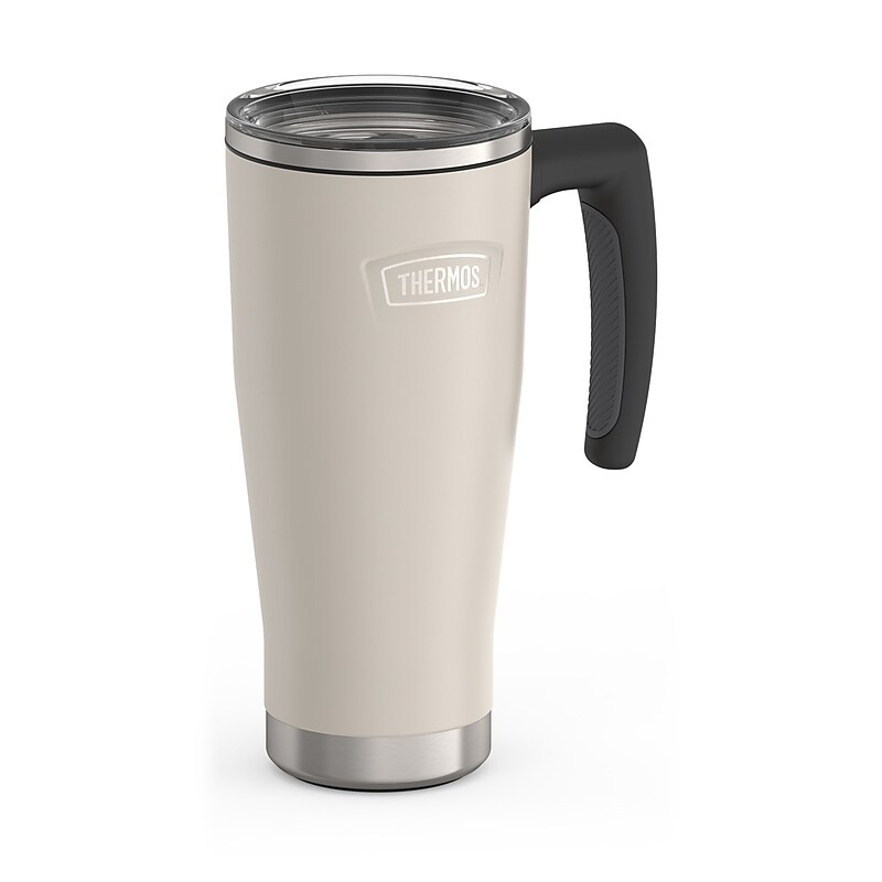 Thermos Icon Stainless Steel Vacuum Insulated Travel Mug, 18 oz., Sandstone (EAIS1162SN4) image 1