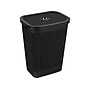 Mind Reader 15.85-Gallon Hamper with Lid, Plastic, Black (60FABHAMP-BLK)~#|#~C9BB529D-6EC3-4B99-99395758B85CCAF2_sc7