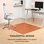 Anji Mountain Standard Bamboo Carpet & Hard Floor Chair Mat, 48" x 52", Walnut (AMB24051)~#|#~C9BD84C2-7761-4A20-9B2768AA68442127_sc7