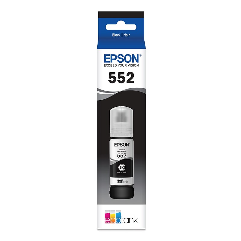 Epson T552 Black High Yield Ink Cartridge Refill (T552020-S) image 1
