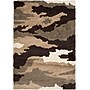 Safavieh Camouflage Shag 5'3" x 7'6" Rectangle Indoor Area Rug, Machine Made, Polypropylene, Beige/Multi (SG453-1391-5)~#|#~C9BEF3A3-EC49-45AB-94A6CEFCD5F21DC9_sc7