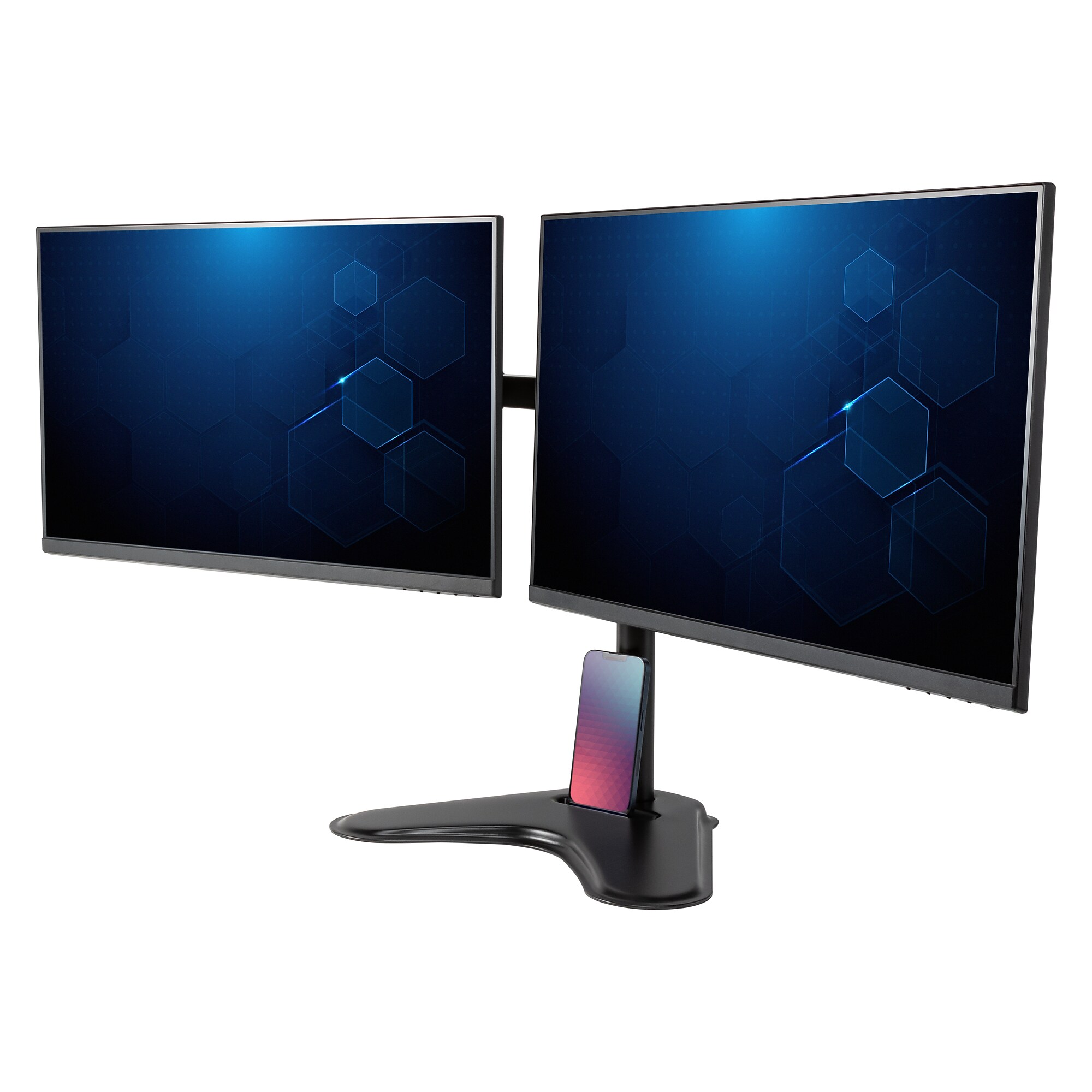 Allsop Adjustable Dual Monitor Arms, Up to 32″ Monitor, Black (32628) Sansujyuku sansujyuku.com