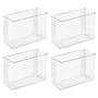 iDESIGN Adhesive Organizers, Clear, 4/Set (27835M4)~#|#~C9CCD5C7-7076-4D27-86CE2178E96C8F9F_sc7