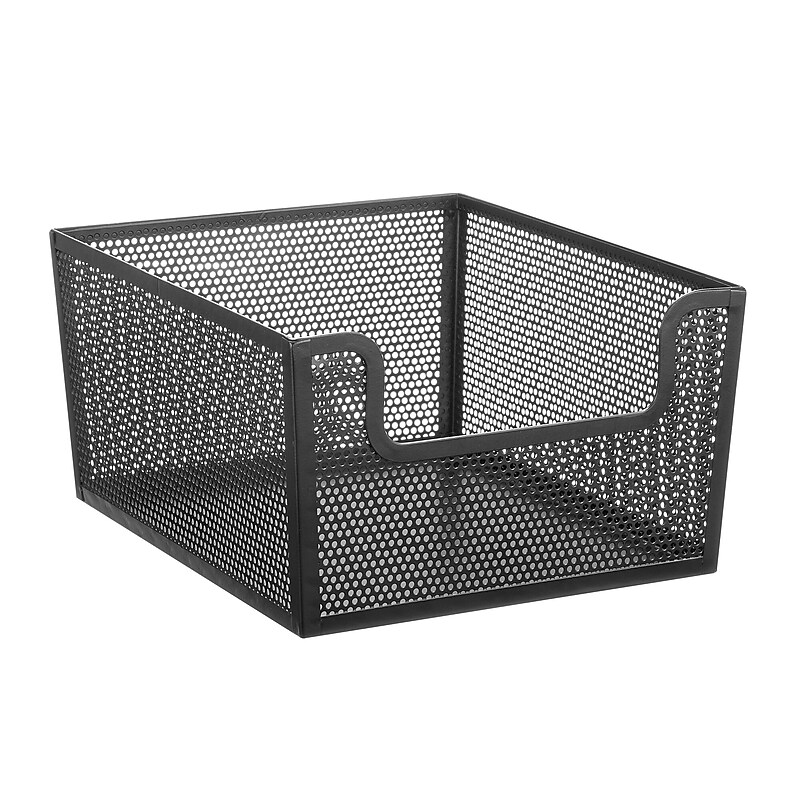 mDesign Steel Organizer, Matte Black (26000) image 1