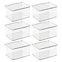 iDESIGN Hinged Lid Organizers, Clear, 6/Set (27826M6)~#|#~C9D2D03A-6B20-41A5-82D9867A3AC7137F_sc7