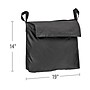 Briggs Healthcare Duro-Med 517-172-2 Wheel Chair Back Pack, Black (517-1072-0200)~#|#~C9DD09B8-91A6-4740-984B4AAB4BEA2C0F_sc7
