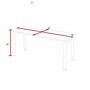 Regency Kee 60"W x 24"D Training Room Table, Laminate, Ash Grey/Chrome (MT6024AGBPCM)~#|#~C9DE85AC-6C0F-43B1-92946D00446B0443_sc7