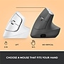 Logitech Lift for Business Wireless Ergonomic Vertical Optical Bluetooth & USB Mouse, Off-White (910-006469)~#|#~C9E96D48-50E9-4CD2-BFD0D11457DD5382_sc7