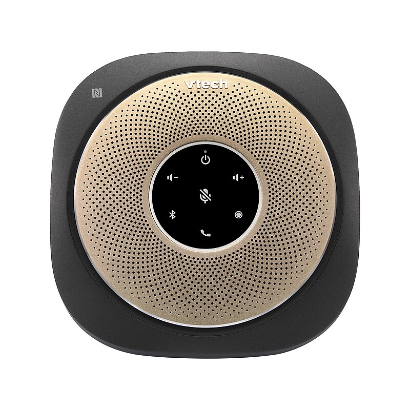 VTech VCS601-2 Cordless Conference Speakerphone, Black/Gold (80-2537-03) image 1
