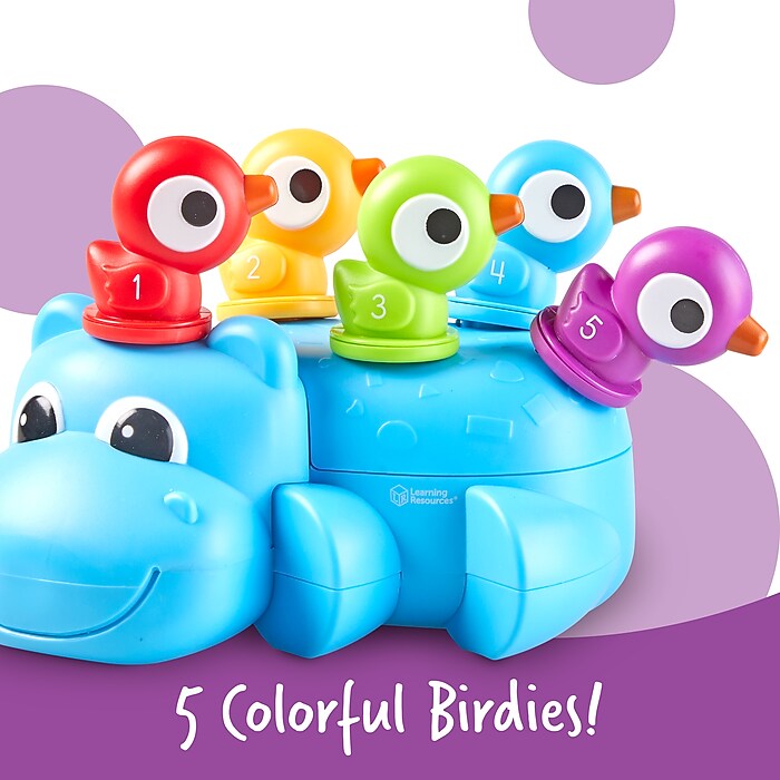 Learning Resources Huey The Fine Motor Hippo, Assorted Colors