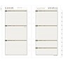 2026 AT-A-GLANCE 3.75" x 6.75" Weekly & Monthly Refill Pages, White/Brown (471-285Y-26)~#|#~C9F35DDD-72BD-4584-A72E3901D634AE76_sc7