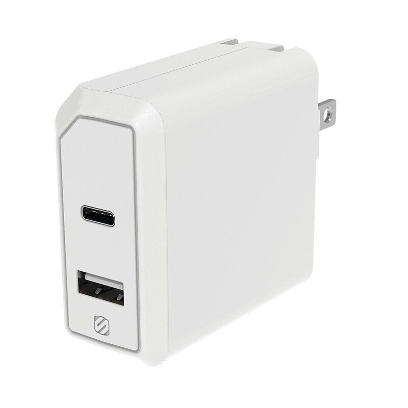 scosche USB-C / USB-A Fast Charger for Home image 1