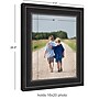 Amanti Art Ridge 16" x 20" Polystyrene Picture Frame, Black Satin (A42677345506)~#|#~CA01C3E9-00A3-43D3-9CEA7A7BE0863D09_sc7