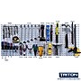 Triton Products White Polypropylene Pegboards with 1/4 In. Hole Size, Set of 2 (019)~#|#~CA01CABA-5613-4FC2-BF067C187C34E34F_sc7