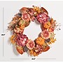 Safavieh 28" Peony & Pumpkin Wreath with Pine Cones (FXP1053A)~#|#~CA0395AF-2AC4-4BC8-BCB7AD46080E6C69_sc7