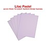 Staples Pastel 30% Recycled Multipurpose Colored Paper, 20 Lbs., 8.5" x 11", Lilac, 500 Sheets/Ream, 10 Reams/Carton (14782)~#|#~CA03EE92-EF7A-4FF7-A0A489FD4689B2E5_sc7