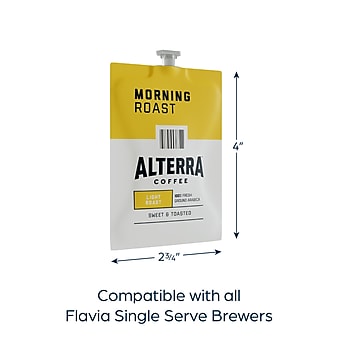 FLAVIA ALTERRA Morning Roast Coffee Freshpacks, 100/Carton (MDRA182)