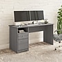 Bush Furniture Cabot 60"W Computer Desk with Drawers, Modern Gray (WC31360)~#|#~CA08C862-1656-48CA-B5F69F8B698D9165_sc7