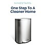 Nine Stars Stainless Steel Step Trash Can, 13.2 Gallon, Silver (SOT-50-8)~#|#~CA0ACDF1-A086-4CFE-BB84906627A4A084_sc7