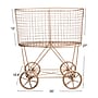 Storied Home 1-Section Rolling Laundry Basket, Metal, Copper (EC0266)~#|#~CA109F7A-82CB-4105-8F62F8A63535FED6_sc7