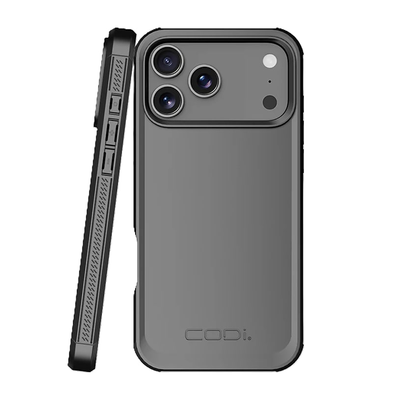 CODi Aegis Rugged Phone Case for iPhone 17 Pro, Black (I17_PRO_RGD_BLK) image 1