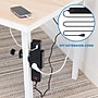 Mount-It! 3-Outlet 3-USB Port Desktop Power Strip with Clamp Desk Mount, Black (MI-7281B)~#|#~CA12B1B1-D68D-426A-B294BDC421E4C7C4_sc7
