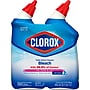 Clorox Disinfecting Toilet Bowl Cleaner with Bleach, Rain Clean Scent, 24 Oz., 2/Pack, 6 Packs/Carton (30924)~#|#~CA18AD7E-7E59-4F64-AC8539AC21E8B69D_sc7