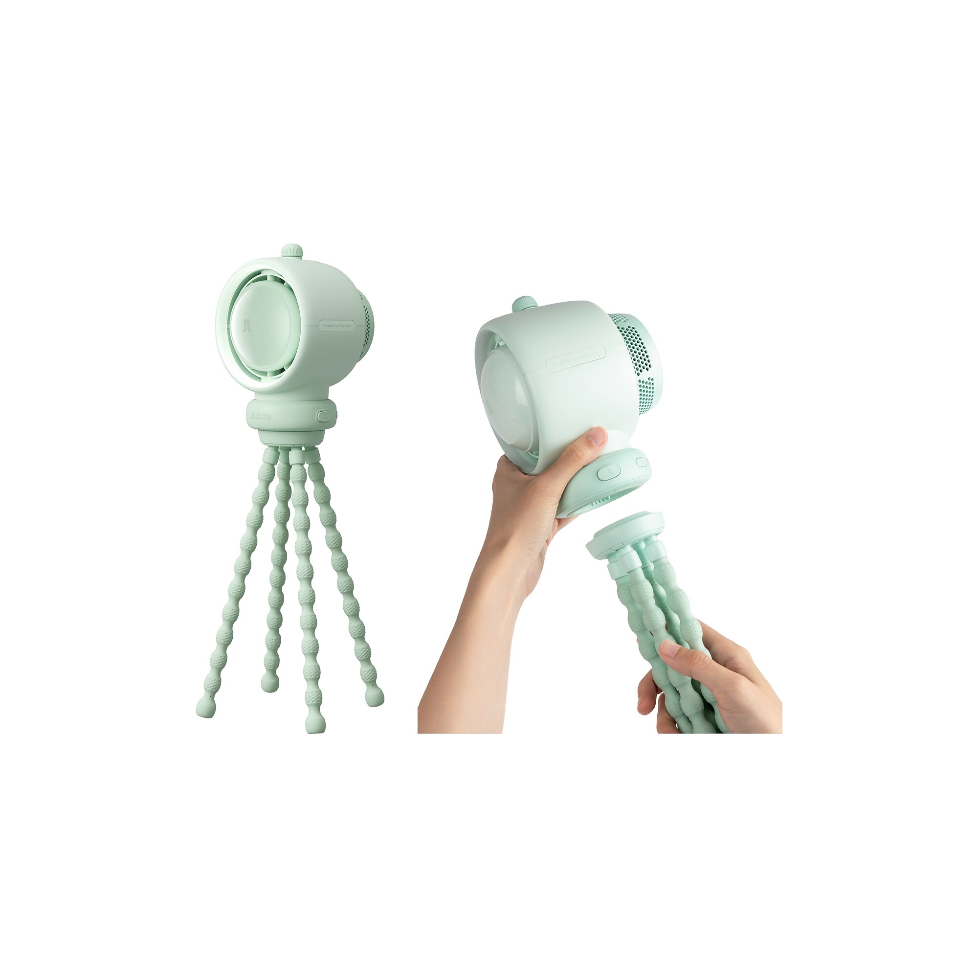 JisuLife Life2s Oscillating Clip Fan, Green (JLSTROLLERGREEN) Sansujyuku sansujyuku.com